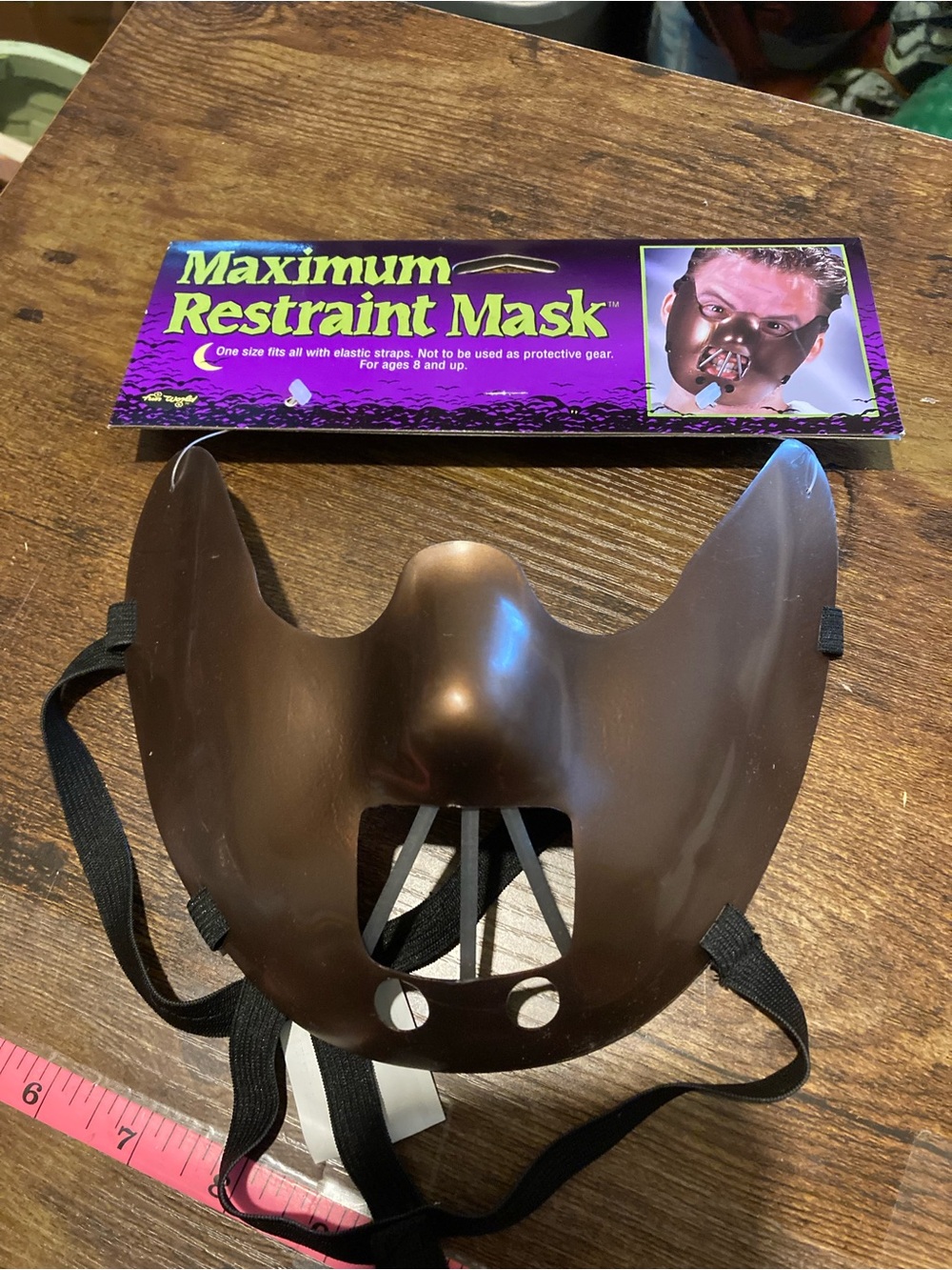 Vintage Fun World Maximum Restraint mask